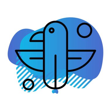 özet vektör illüstrasyon simgesi