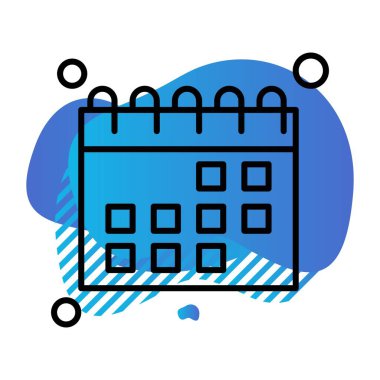 özet vektör illüstrasyon simgesi