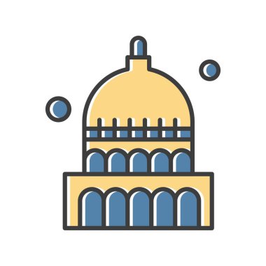 vektör Beyaz Saray ico