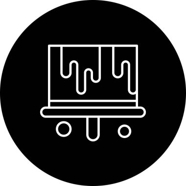 özet ikon vektör çizimi