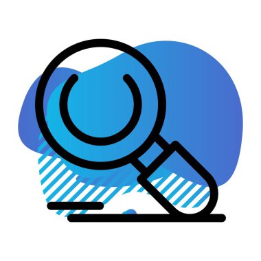 vektör Arama Simgesi illüstrasyonu