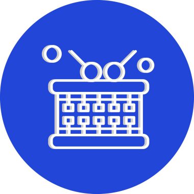 özet vektör illüstrasyon simgesi