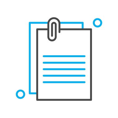 Vektör belgesi Simge illüstrasyonu