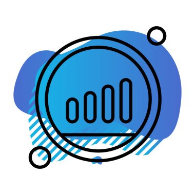 özet vektör illüstrasyon simgesi