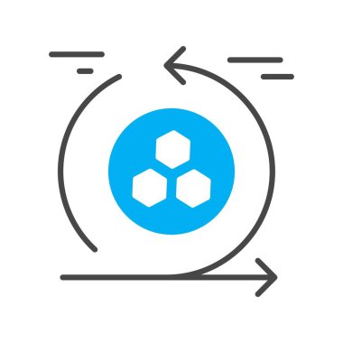  vektör yeniden yükleme simgesi illüstrasyonu