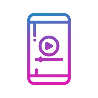 Vektör Mobil simge illüstrasyonu