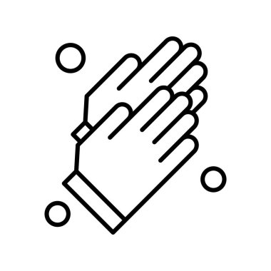 özet vektör illüstrasyon simgesi