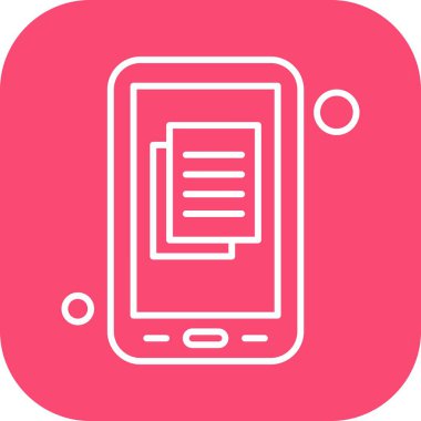 Vektör belgesi Simge illüstrasyonu