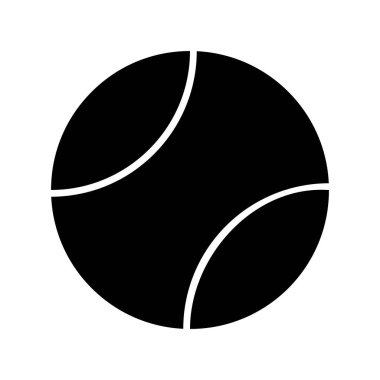 vektör tenis topu simgesi