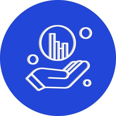 özet vektör illüstrasyon simgesi