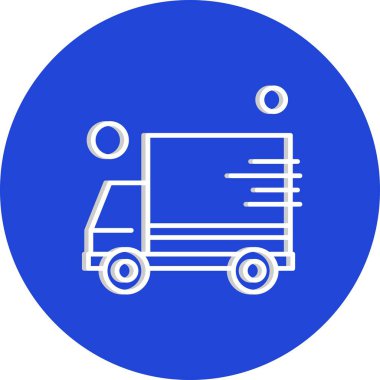 vektör dağıtım aracı simgesi