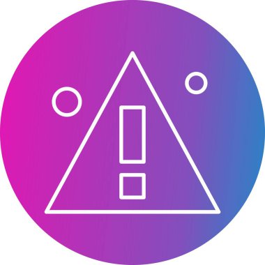 vektör Uyarı simgesi illüstrasyonu