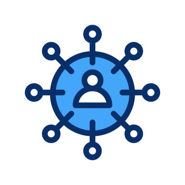 özet vektör illüstrasyon simgesi