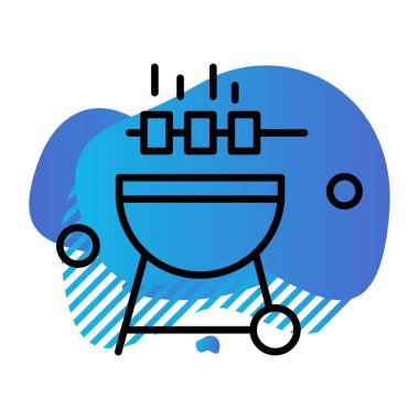 Vektör bar bee que ico