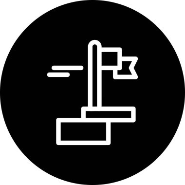 özet vektör illüstrasyon simgesi