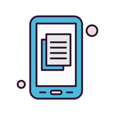 Vektör belgesi Simge illüstrasyonu