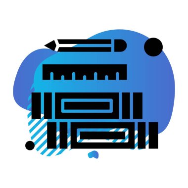 özet ikon vektör çizimi