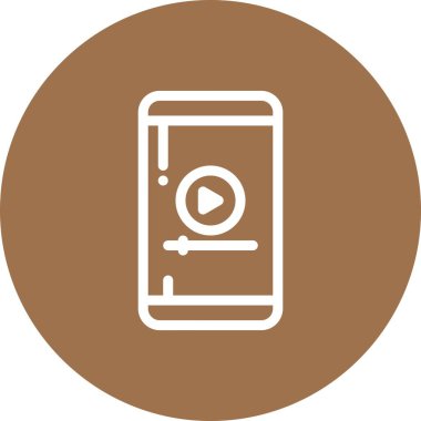 Vektör Mobil simge illüstrasyonu