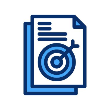 Vektör belgesi Simge illüstrasyonu