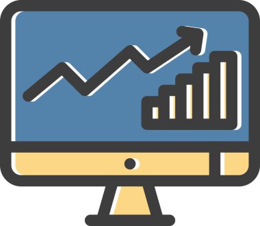 vektör yönlendirilmiş simge illüstrasyonu