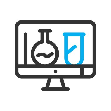 vektör lcd simgesi illüstrasyonu