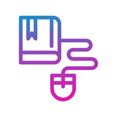 kitap simgesi vektör illüstrasyonu