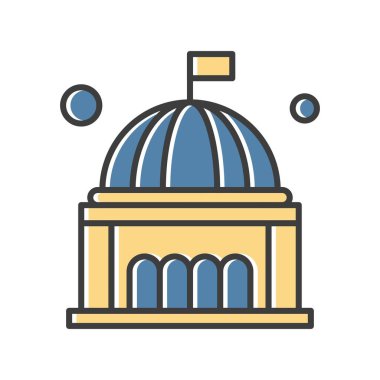 özet vektör illüstrasyon simgesi