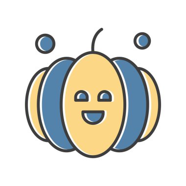 vektör kabak simgesi çizimi