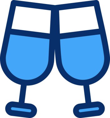 vektör şarap kadehleri resimleme