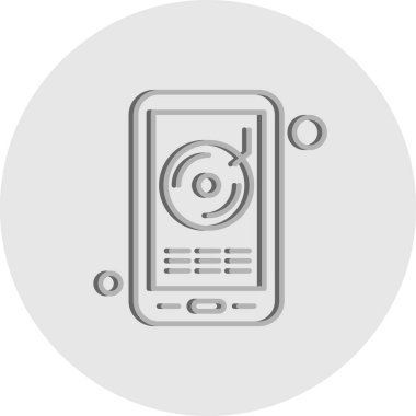 özet vektör illüstrasyon simgesi