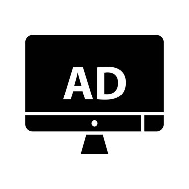 vektör lcd simgesi illüstrasyonu