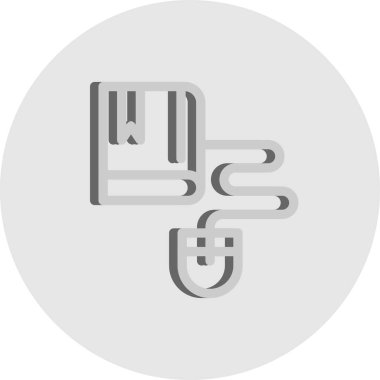 kitap simgesi vektör illüstrasyonu