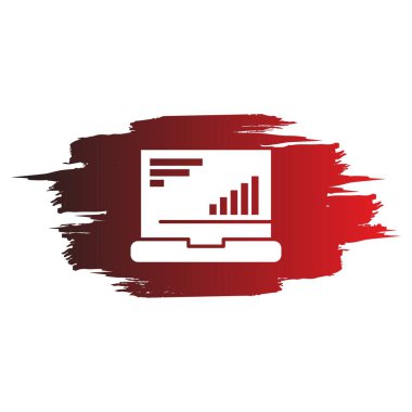 vektör dizüstü simgesi illüstrasyonu