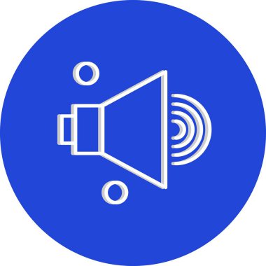 vektör sözcüsü Simgesi illüstrasyonu