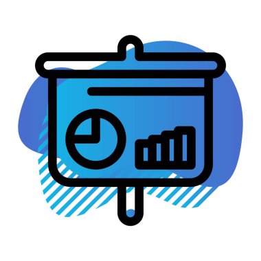 özet vektör illüstrasyon simgesi