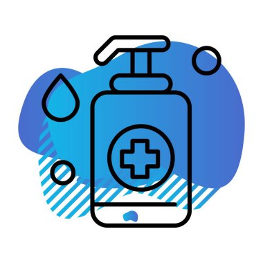 özet vektör illüstrasyon simgesi