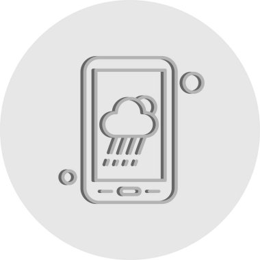 özet vektör illüstrasyon simgesi