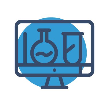 vektör lcd simgesi illüstrasyonu