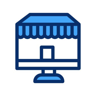 vektör mağaza simgesi çizimi