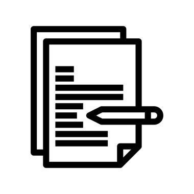 Vektör belgesi Simge illüstrasyonu