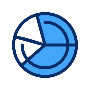  vektör pasta çizelgesi simgesi