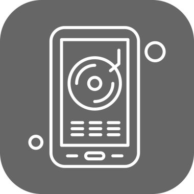 özet vektör illüstrasyon simgesi