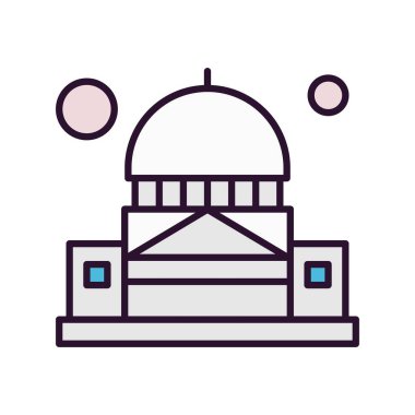 vektör Beyaz Saray ico