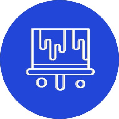 özet vektör illüstrasyon simgesi