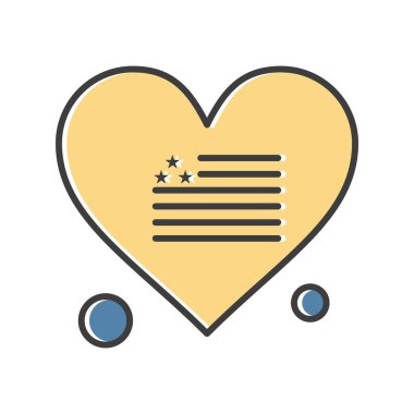 özet vektör illüstrasyon simgesi