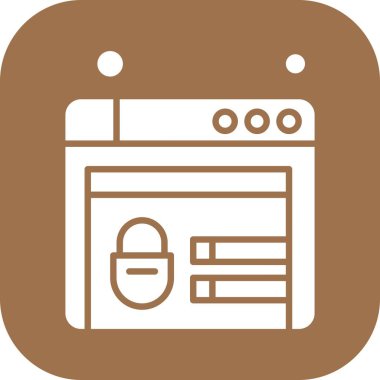 websitesi simgesi vektör illüstrasyonu