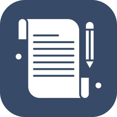 özet ikon vektör çizimi