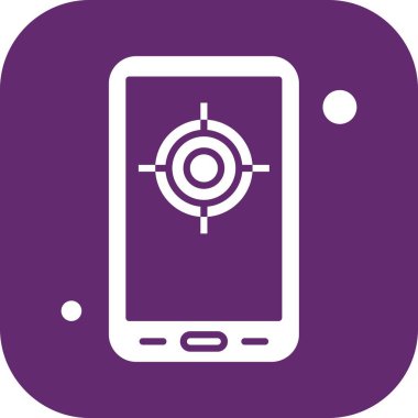 vektör hedef simgesi illüstrasyonu