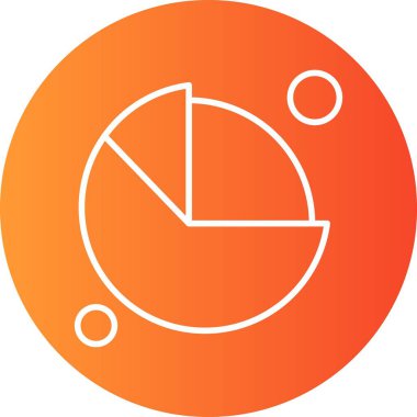  vektör pasta çizelgesi simgesi