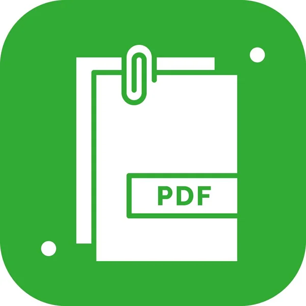 Vecteur Pdf Document Ico — Image vectorielle